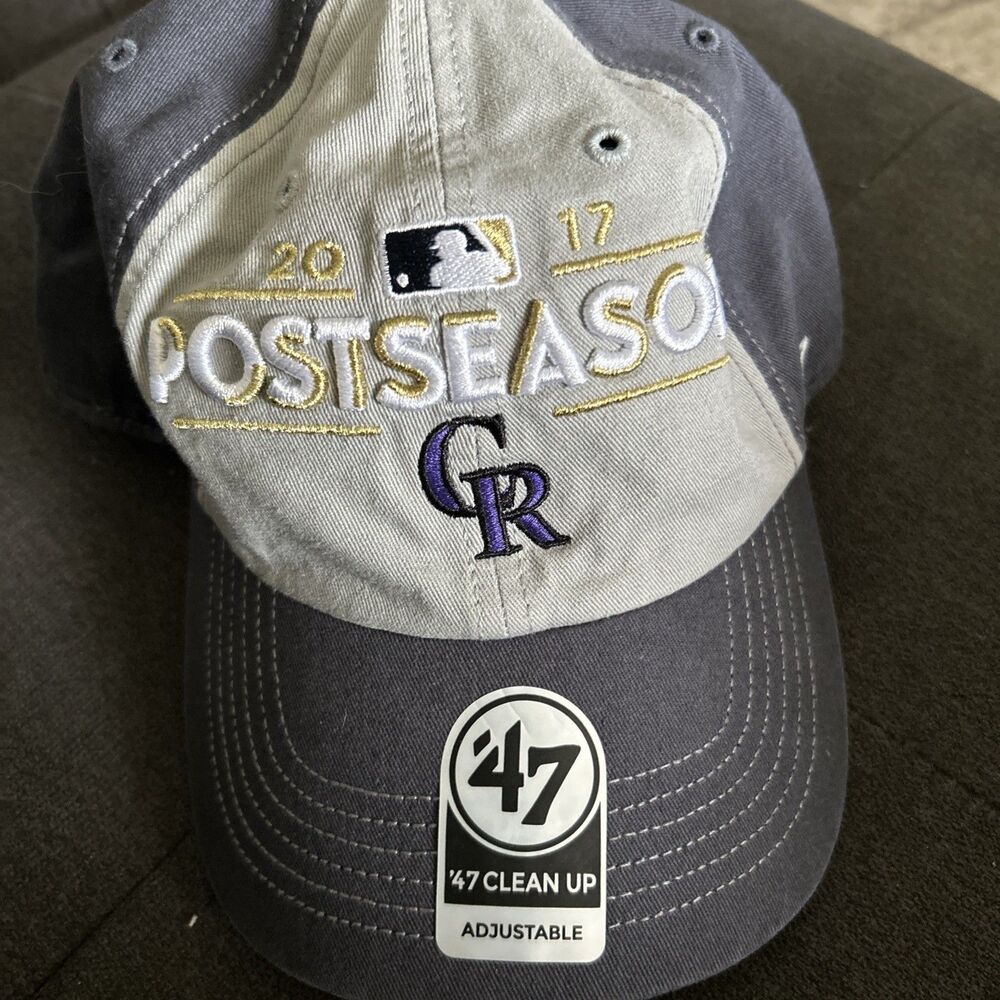 Colorado Rockies MLB Franchise Ball Cap Hat '47 Brand Clean Up 2017 Post Season